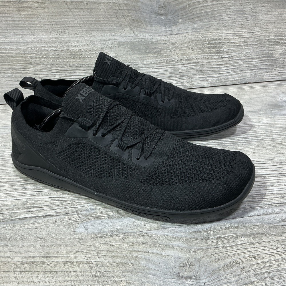 Xero Shoes Nexus Knit Barefoot Minimalist Running Shoe Sneakers Black Men's 11.5